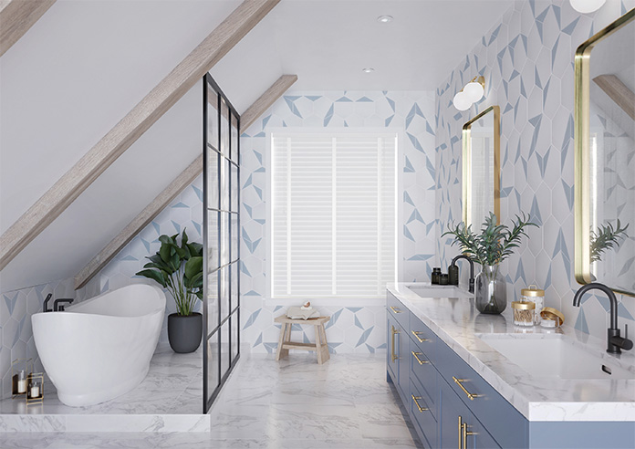 Origin Deluxe, Bright White - Motorised Venetian Blind - Image 7